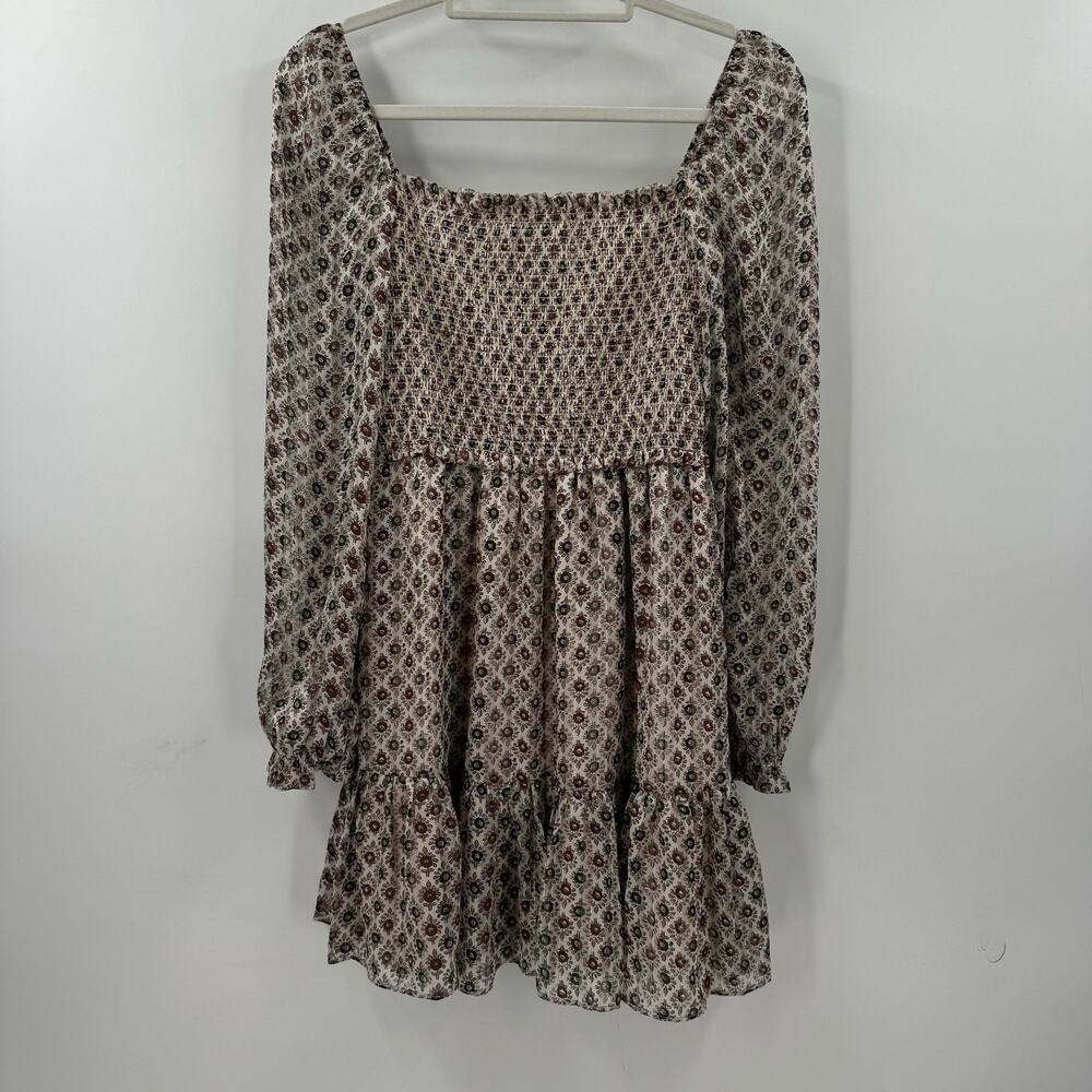 Reset Shirring Boho mini boho dres